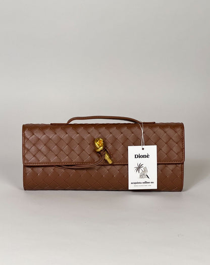 Joy Clutch Cuoio