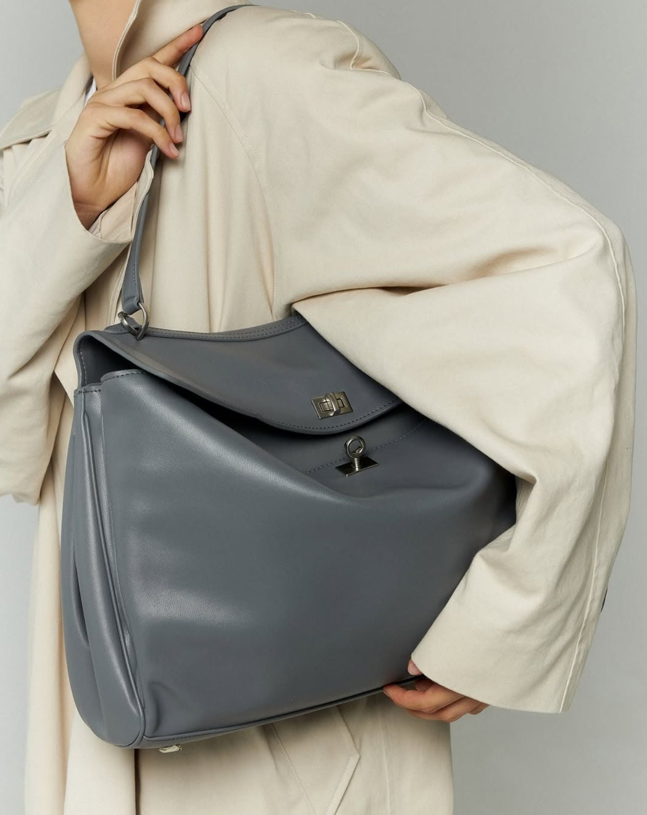 Celine Bag Silver Grigia