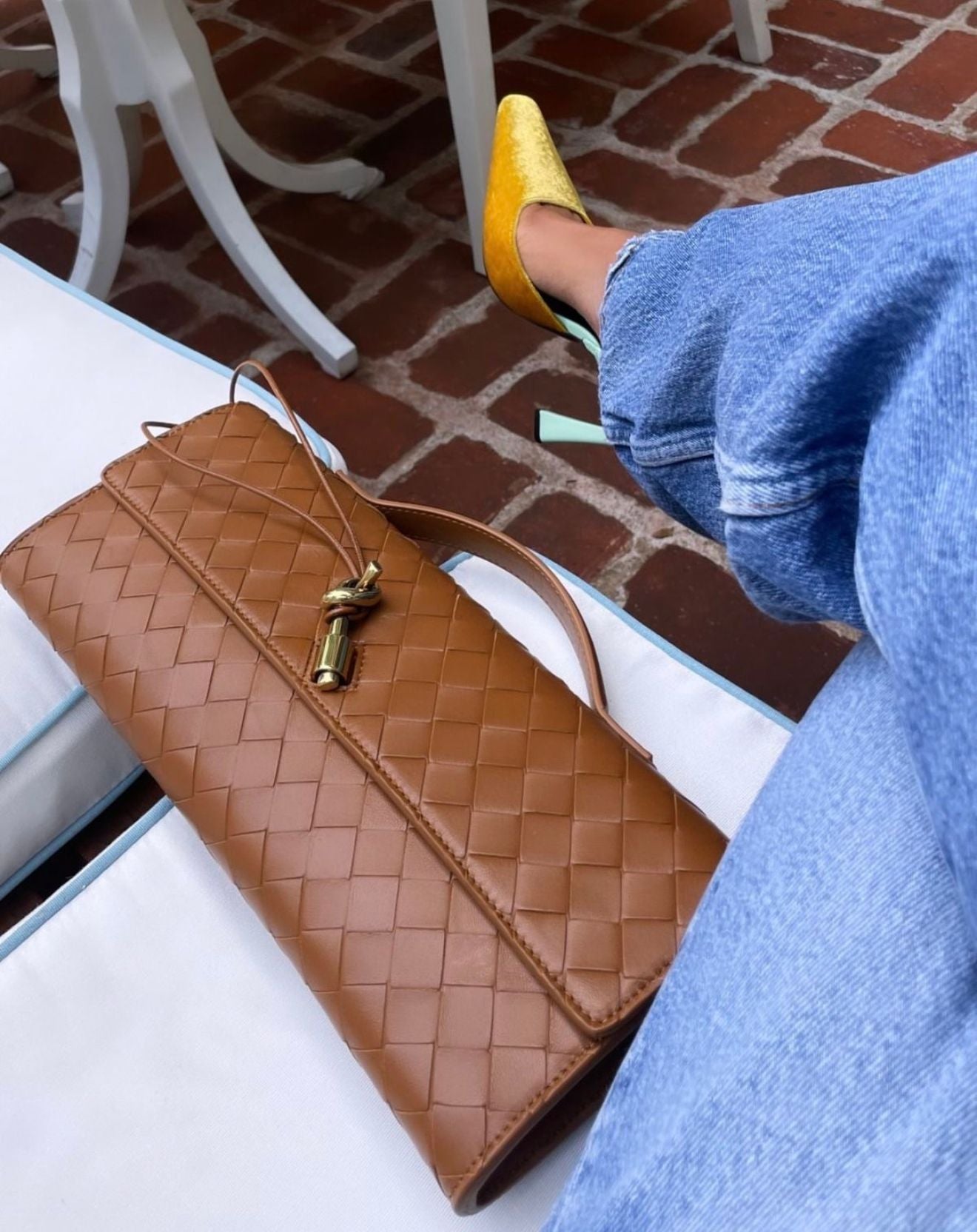 Joy Clutch Cuoio