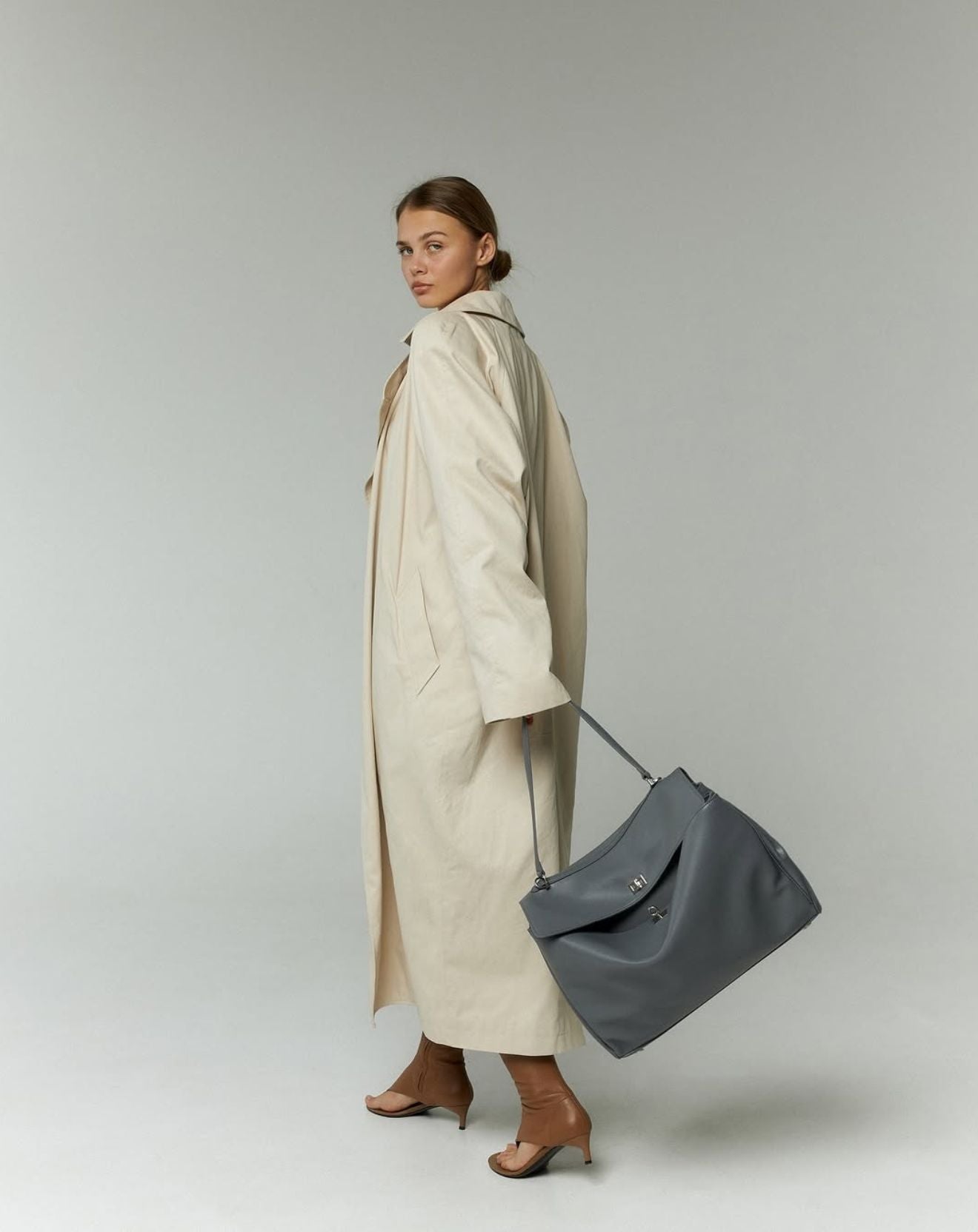Celine Bag Silver Grigia