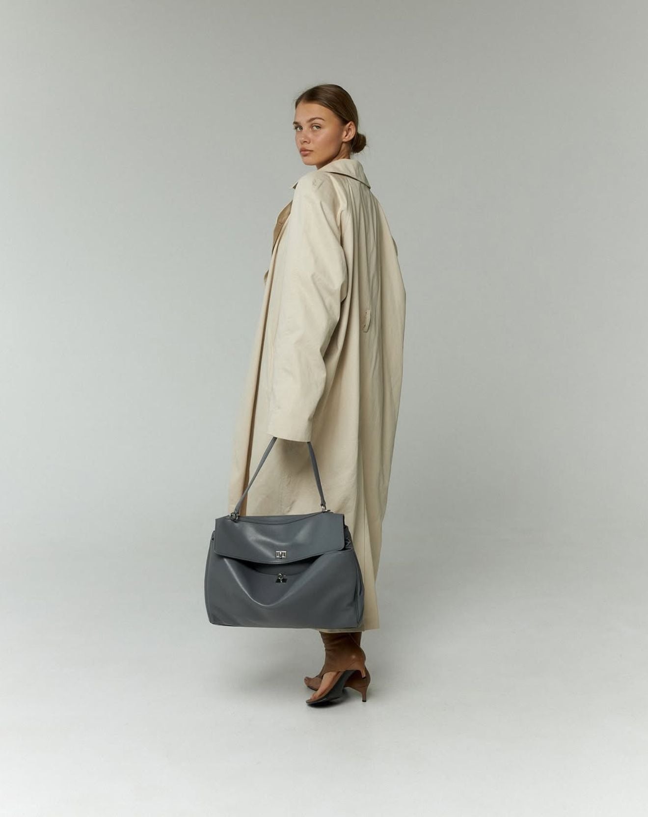 Celine Bag Silver Grigia